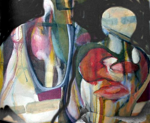 Seated Couple Talking