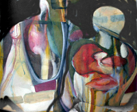 Seated Couple Talking